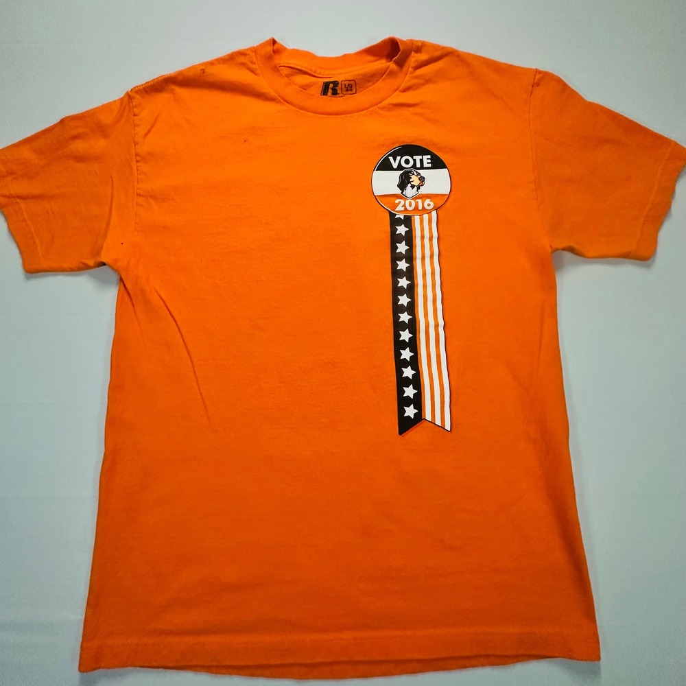 Russell Athletic Mens Tennessee Volunteers Smokey for President T-Shirt Orange L